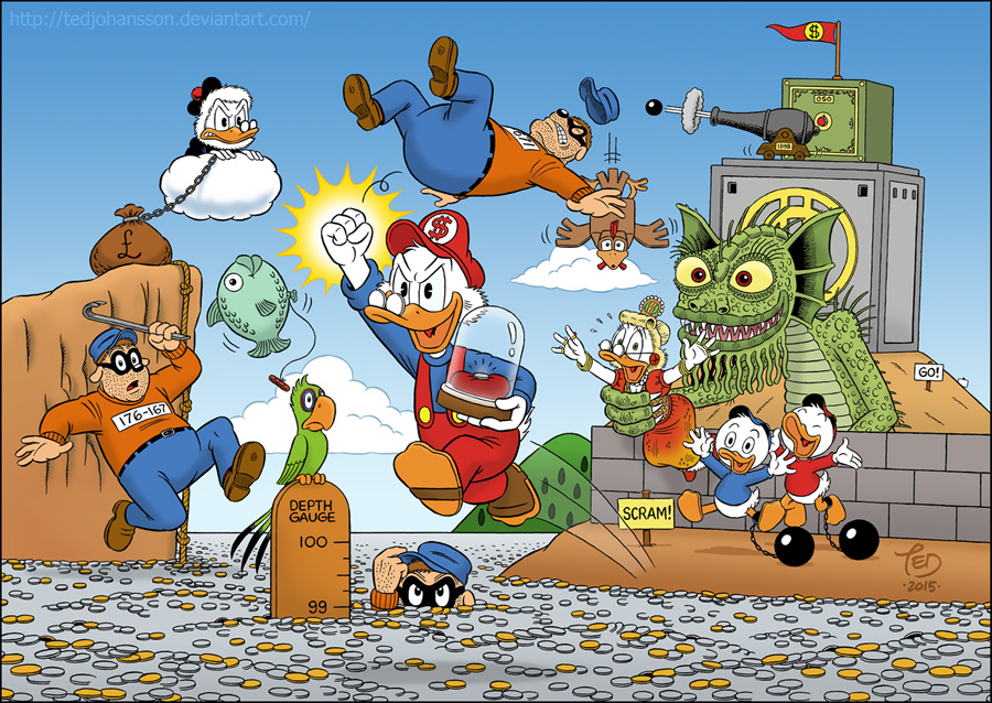 I'm reasonably certain this is the only fan art of Don Rosa's Iku-Tsuno ever.