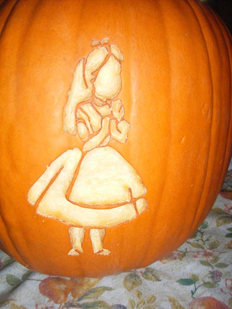 Alice Pumpkin by SnowCoveredCemetery on DeviantArt