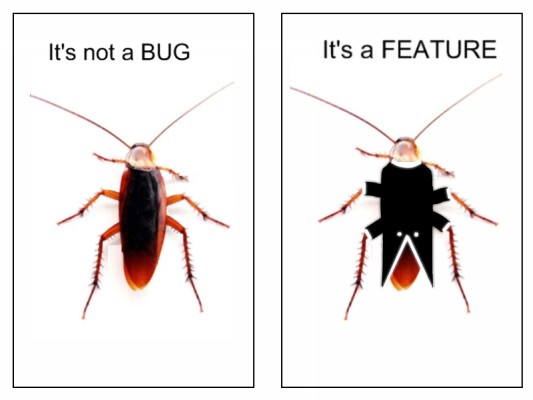 not a bug, a feature