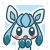 FREE Snuggly Icon : Glaceon by Sarilain