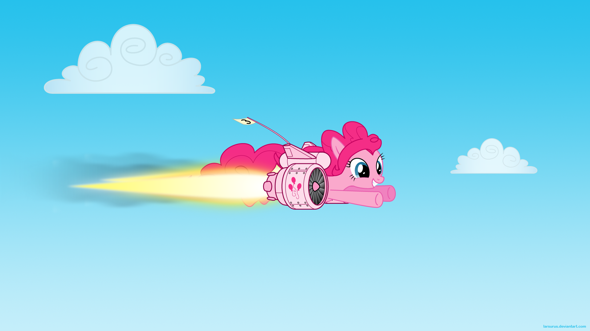 Image result for Pinkie pie with a jet pack