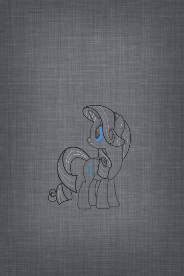 My little Pony: FiM Rarity iPhone Lockscreen by TheR3m on DeviantArt