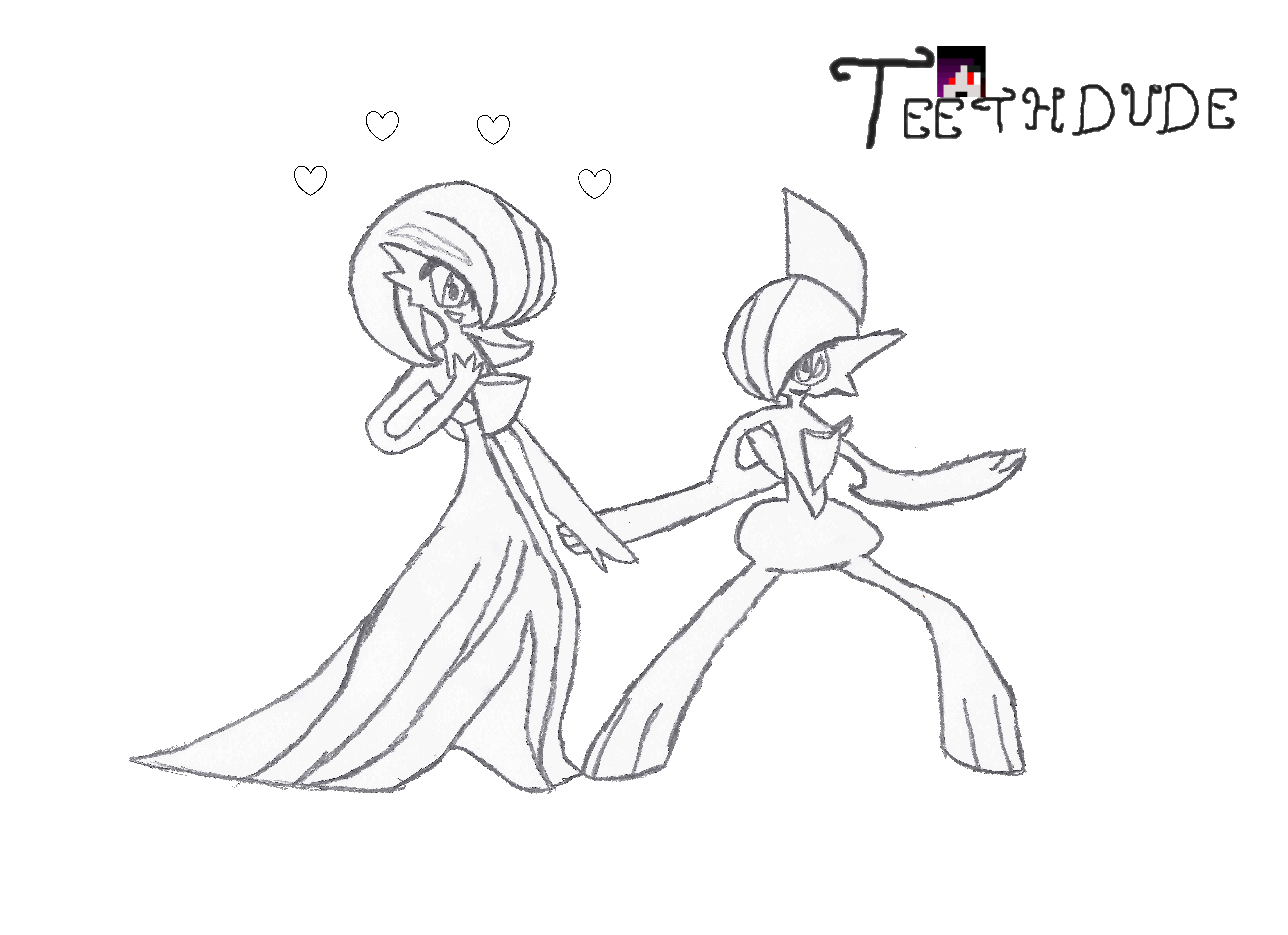 gardevoir and gallade coloring pages - photo #3