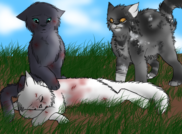 The death of Snowfur by Starlygreen1