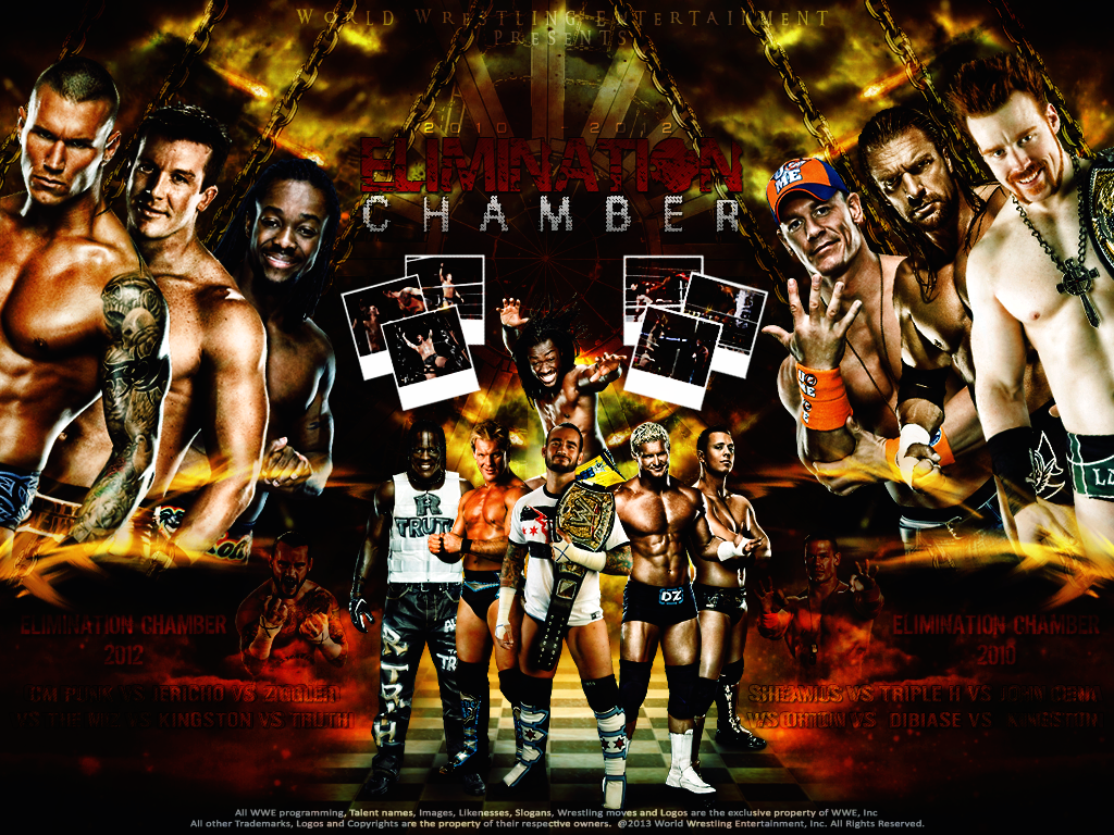 Image result for elimination chamber 2010 poster