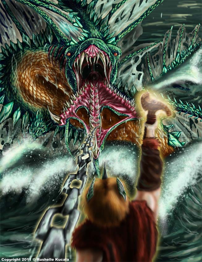 Midgard Serpent by TheDragonofDoom on DeviantArt