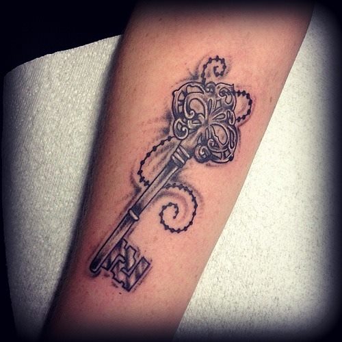 Antique Key Tattoo by Nevermore-Ink on DeviantArt