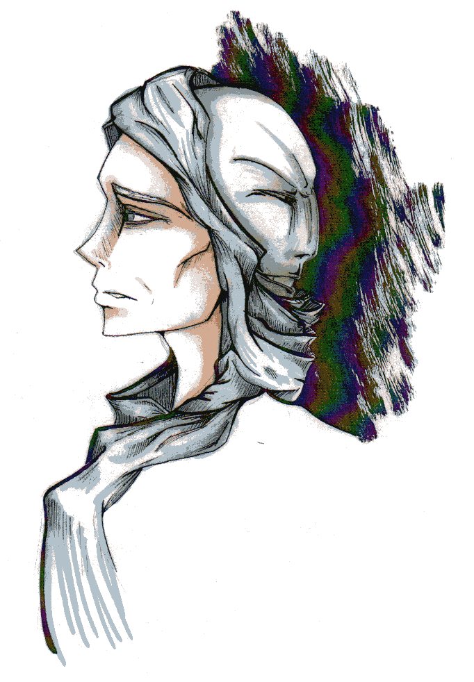 Profile- Quirrell- Coloured by Seraphim-burning