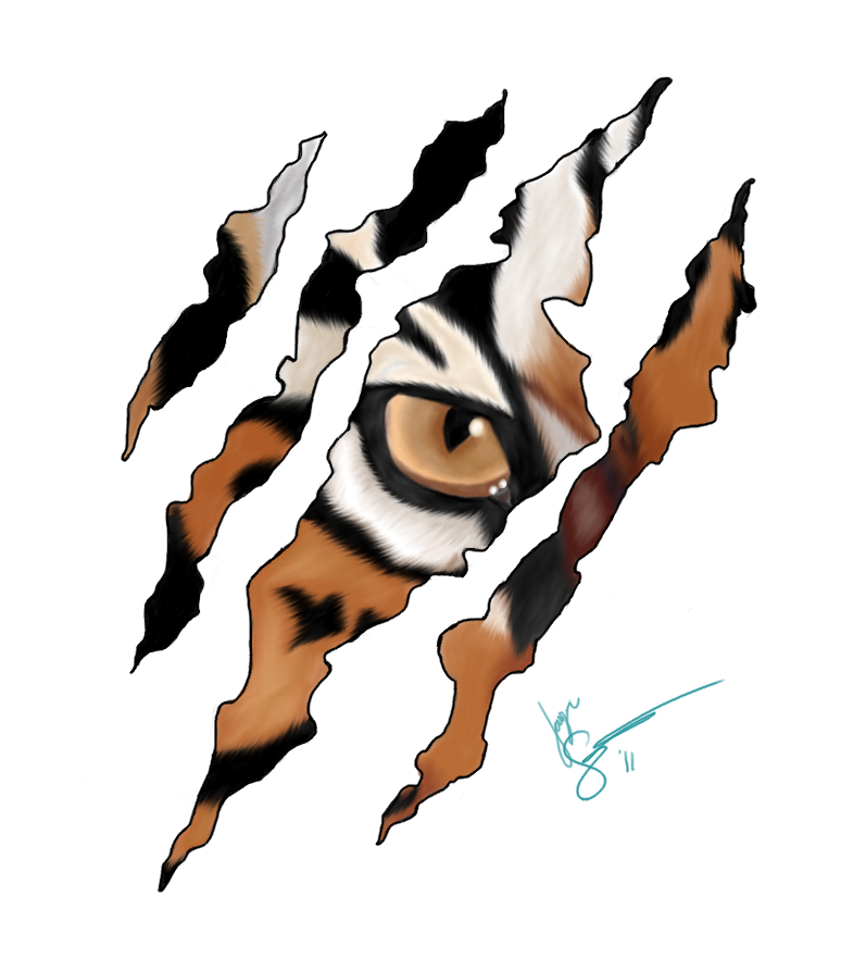 clip art tiger claw marks - photo #13