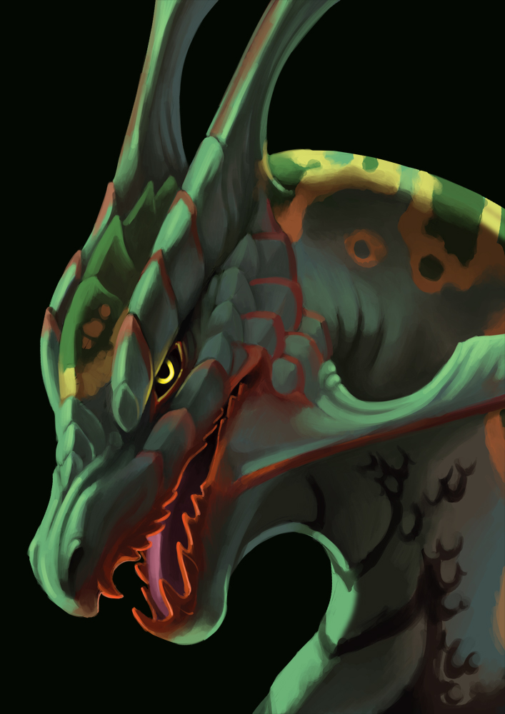 Rayquaza by Silverbirch