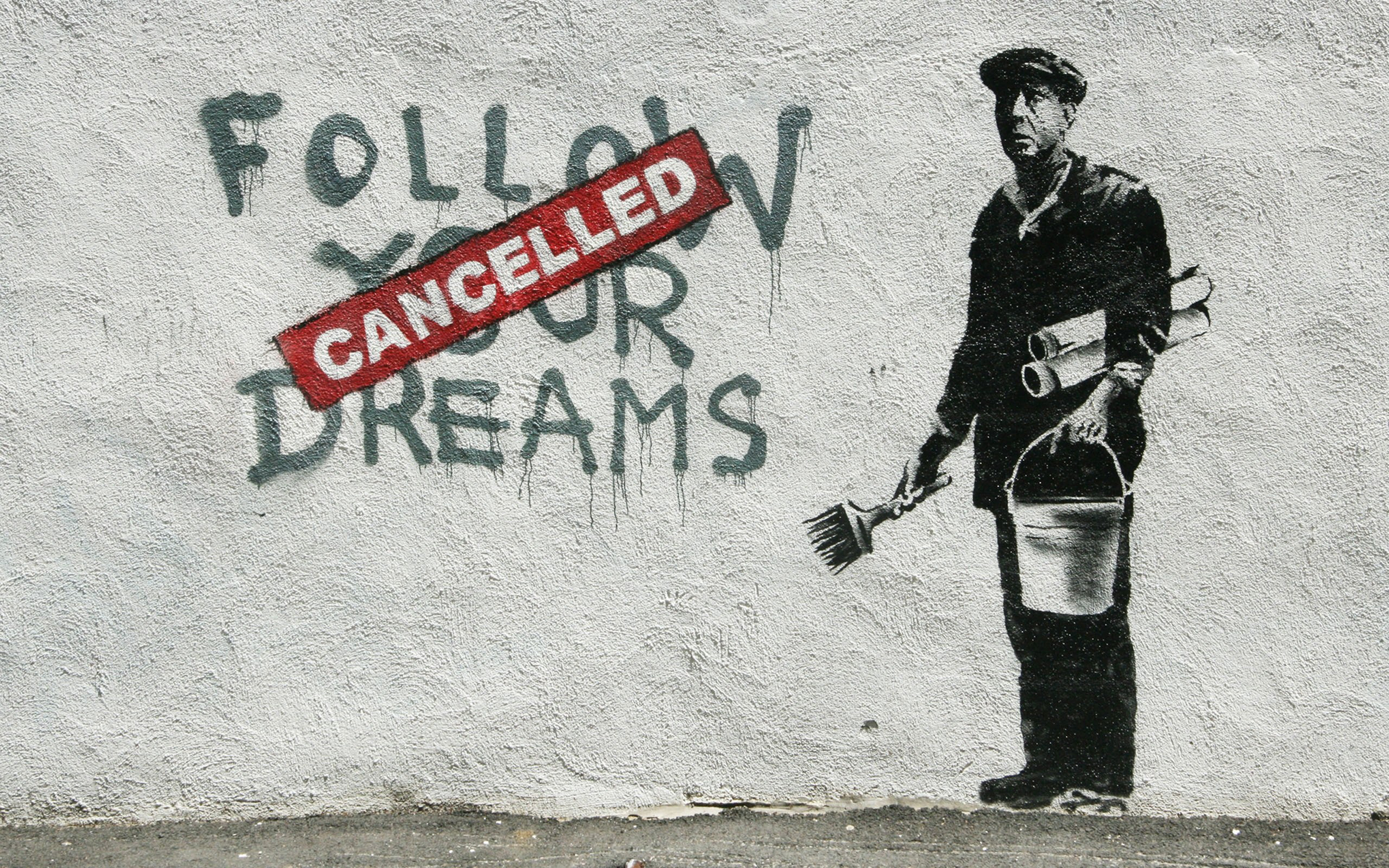 Banksy - follow your dreams (cancelled)