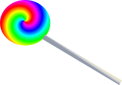 rainbow lollipop clipart - photo #30