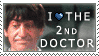 I :heart: The 2nd Doctor Stamp by Dusk-Wolf
