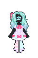 [trade] - Kyaklutz [tiny pixel doll] by hello-planet-chan