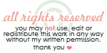 All Rights Reserved Notice by Kezzi-Rose