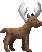 Pixel Moose lick Animation