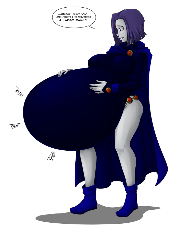 Pregnant Raven 104