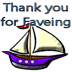 Thank You for Faveing Sail Boat by LA-StockEmotes