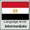 Egyptian Arabic language level INTERMEDIATE by TheFlagandAnthemGuy