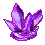 Purple Crystal Page Decoration (F2U) by DarkRiderr14