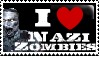 I love Nazi Zombies Stamp by QueenJellybeany