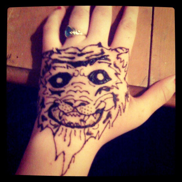 Tiger Henna Tattoo by MonteyRoo on DeviantArt