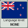 New Zealand English language level NONE by TheFlagandAnthemGuy