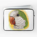 Quaker Parrot Realistic Painting Laptop Sleeve