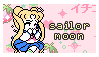 sailor moon pixel stamp by stargirlcaraway