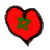 [Flags Hearts] Morocco Heart