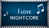 Stamp - I love Nightcore by Pokie-Punk