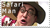 Safari Man Stamp by fothermuck