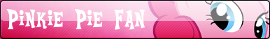 Pinkie Pie Fan Button by TehSpicePony
